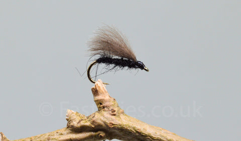 CDC Black F Flies x 3 - Fast Flies top trout flies