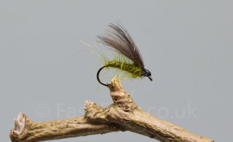 CDC Olive F Flies x 3 - Fast Flies top trout flies