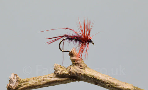 Claret Hoppers x 3 - Fast Flies top trout flies
