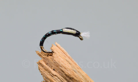 Black & Pearl with Breather x 3 - Fast Flies top trout flies