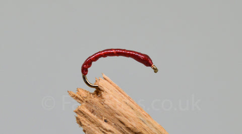 Red Flexi Floss x 3 - Fast Flies top trout flies