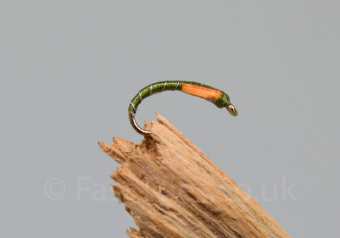 Olive Wire Rib x 3 - Fast Flies top trout flies
