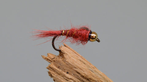 Gold Head G.R.H.E. Claret x 3 - Fast Flies top trout flies