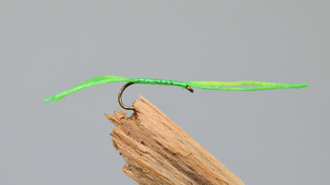 Lime Flexi Floss Bloodworm x 3 - Fast Flies top trout flies