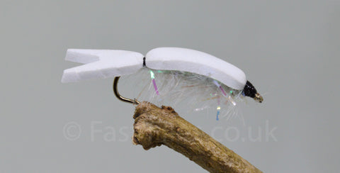 Floating Fry White x 3 - Fast Flies top trout flies