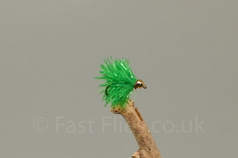 Gold Head Green Blob Mini x 3