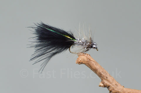 Silver & Black Humungous Mini x 3   (Barbed or Barbless)