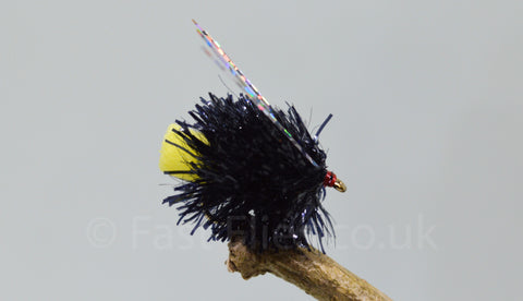 Black Fabs x 3 - Fast Flies top trout flies