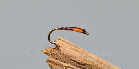 Claret Skinny Buzzers x 3 - Fast Flies top trout flies