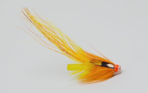Orange Flamethrower Potbelly Pig Tube - Fast Flies top trout flies