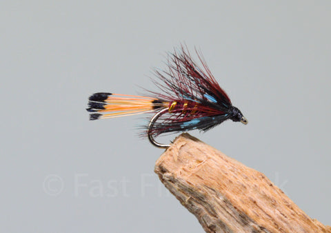 Claret Bumble x 3 - Fast Flies top trout flies