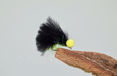 Black Shadow - Micro x 3 - Fast Flies top trout flies