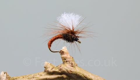 Brown Klinkhammers x 3 - Fast Flies top trout flies