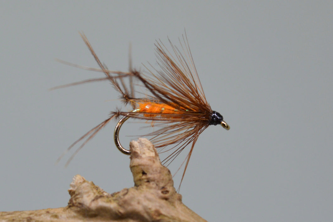 Orange Bristol Hoppers x 3  (Barbed)