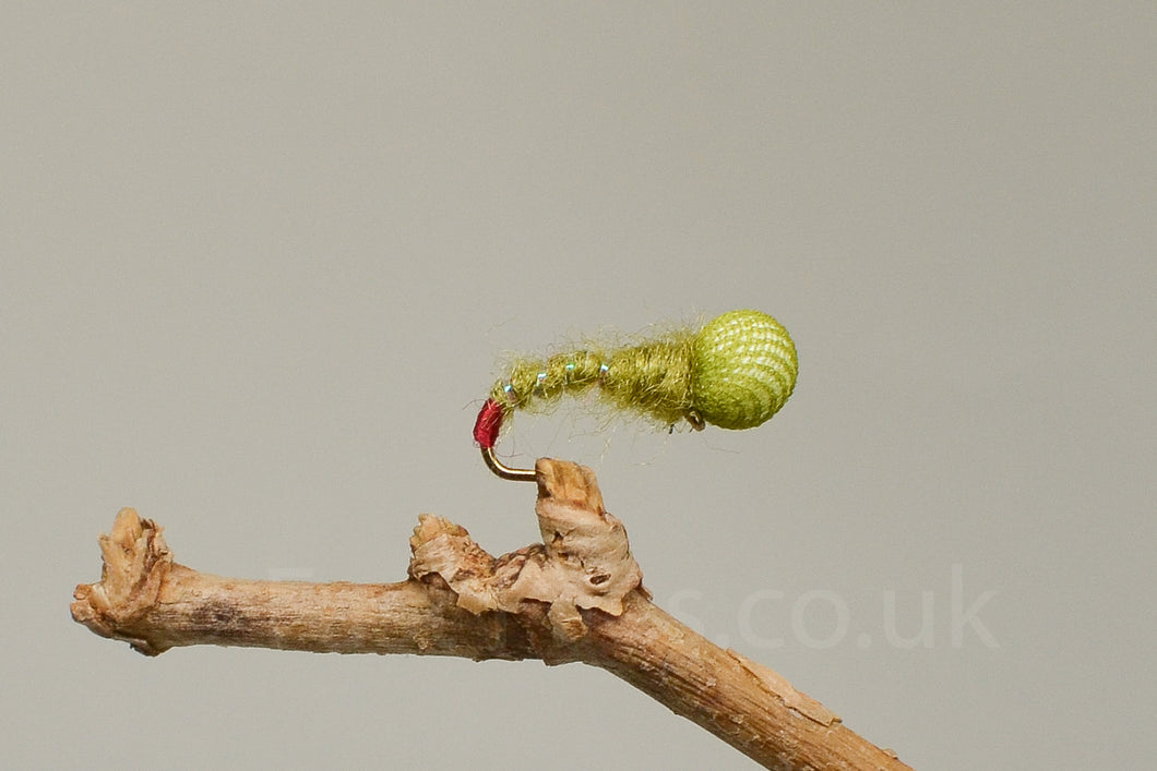 Olive Foam Emerger x 3   (Barbed & Barbless)