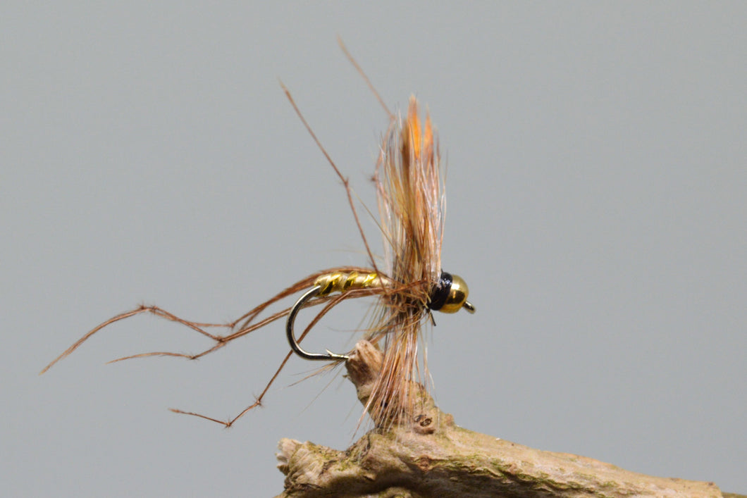 Gold Head Daddy Longlegs x 3   (Barbed & Barbless)