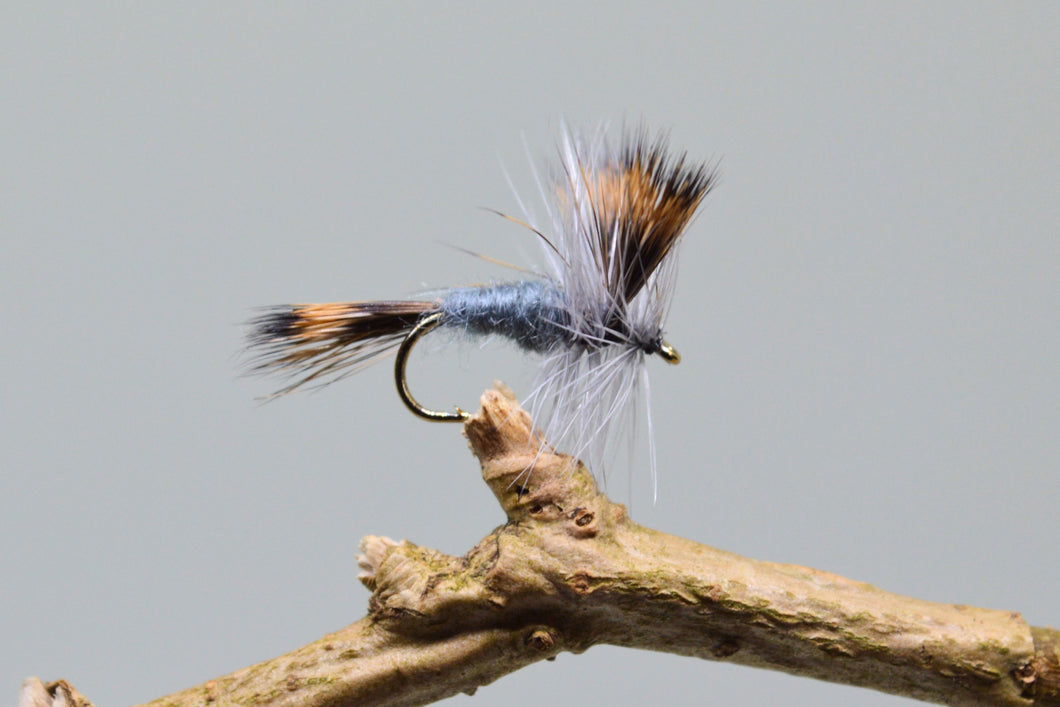 Grey Wulff x 3  (Barbed)