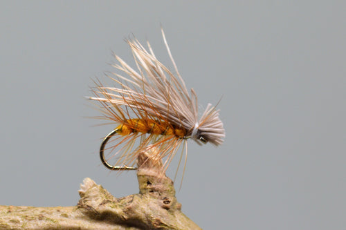 Orange Elk Hare Caddis x 3  (Barbed & Barbless) 