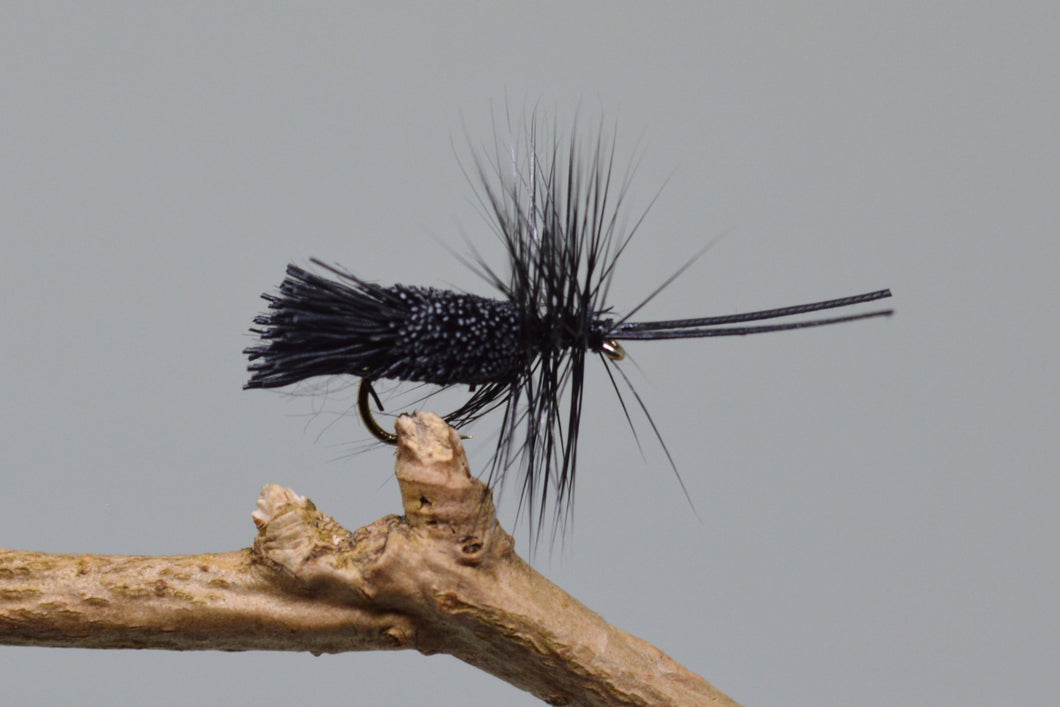 All Black G & H Sedge x 3   (Barbed & Barbless)