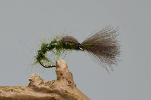 CDC Olive Shuttlecock Buzzers x 3   (Barbed & Barbless)