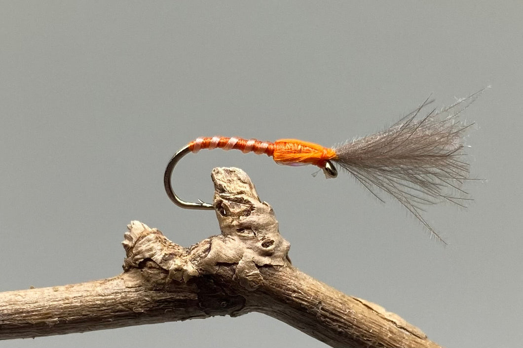 CDC Hot Orange Skinny Shuttlecock Buzzers x 3  (Barbed)