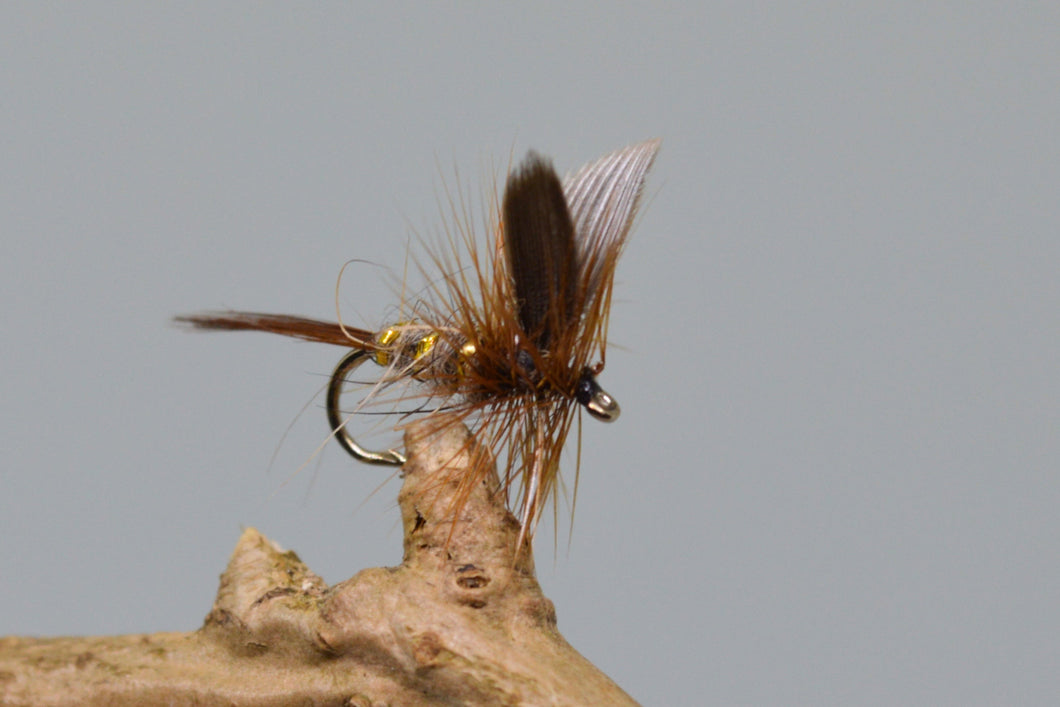 Gold Rib Hares Ear / dry x 3  (Barbed)