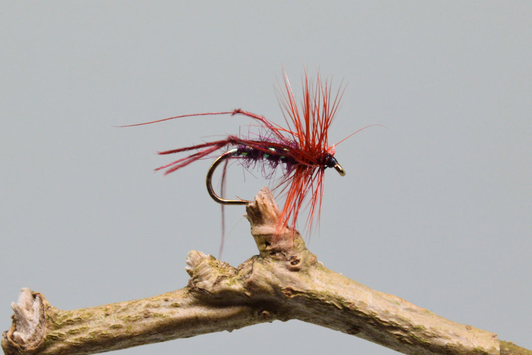 Claret Hoppers x 3   (Barbed & Barbless)
