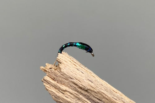 Black with green pearl cheeks x 3   (Barbed or Barbless)