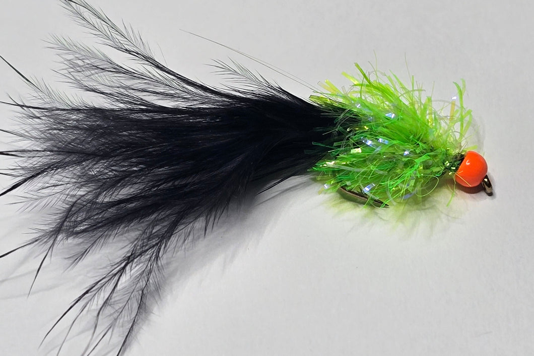 Orange head green dancer x 3 (Barbed)