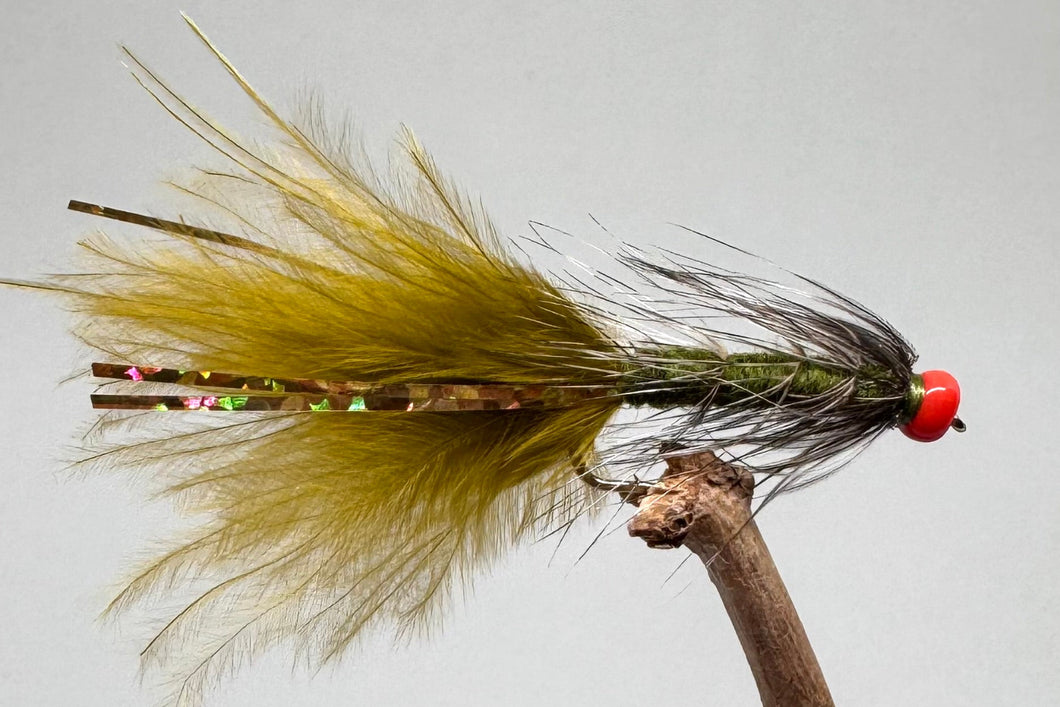 Red Damsel Hotty x 3   (Barbed or Barbless)