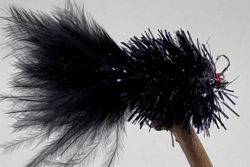 Black Fritz Blobs x 3  (Barbed)