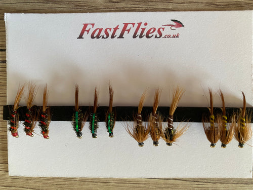 Mixed Nymph Set 01 (Barbed)