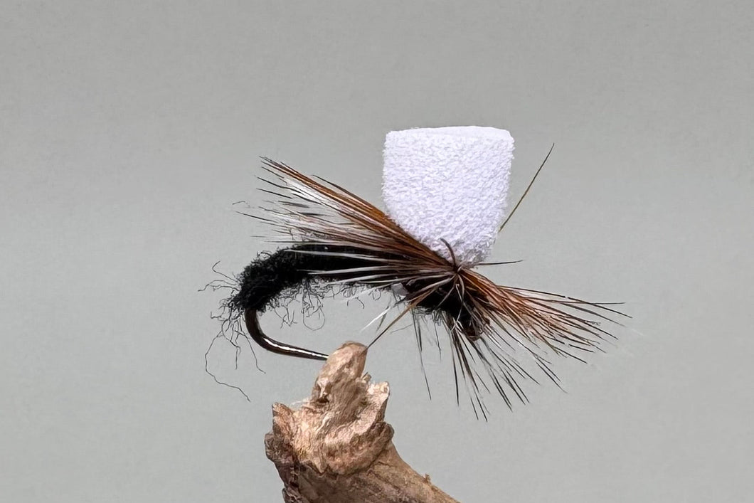 Adams Foam Klinkhammer Black x 3 (Barbed & Barbless)