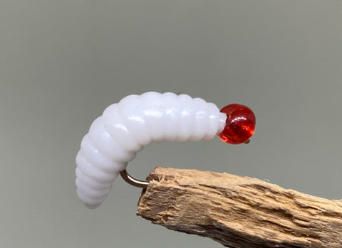 Red Head White Jelly Maggot x 3