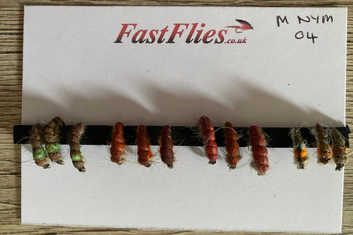 Mixed nymph Czechs (Barbed)