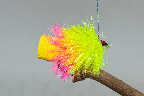 Chartreuse & Pink Fab x 3 (Barbless)