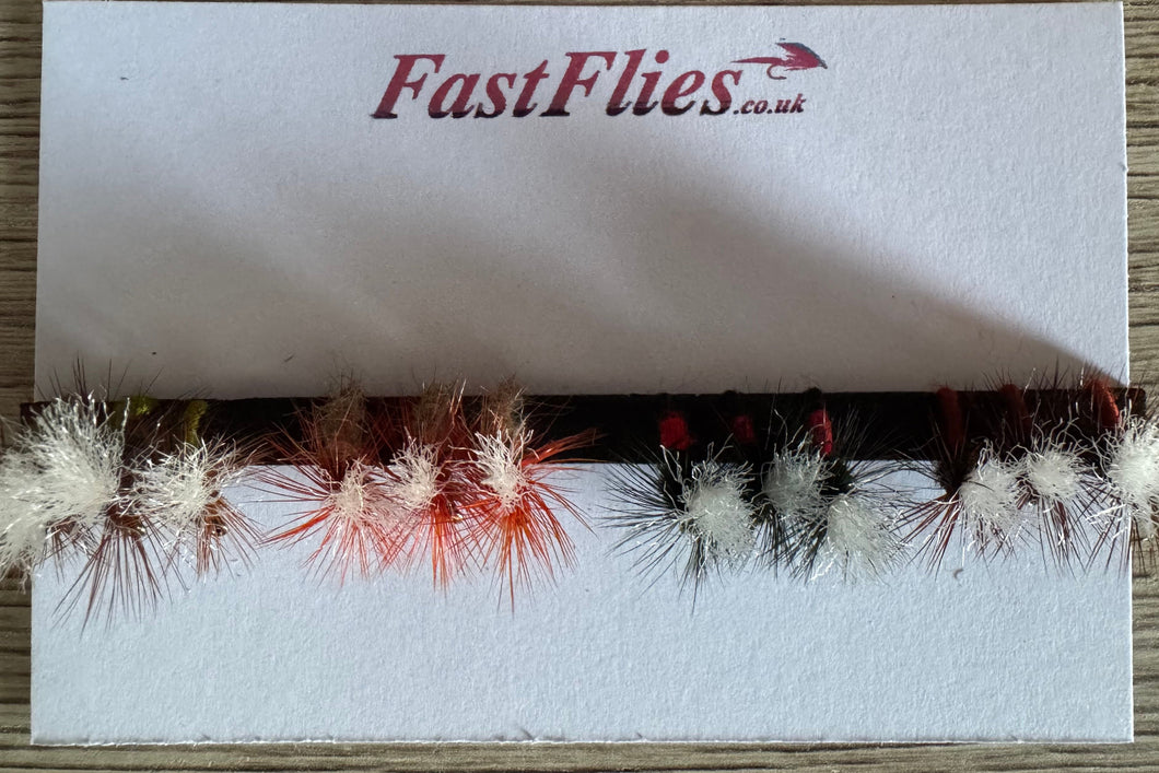 12 Mixed klinkhammers (M/D/03)    (Barbed)