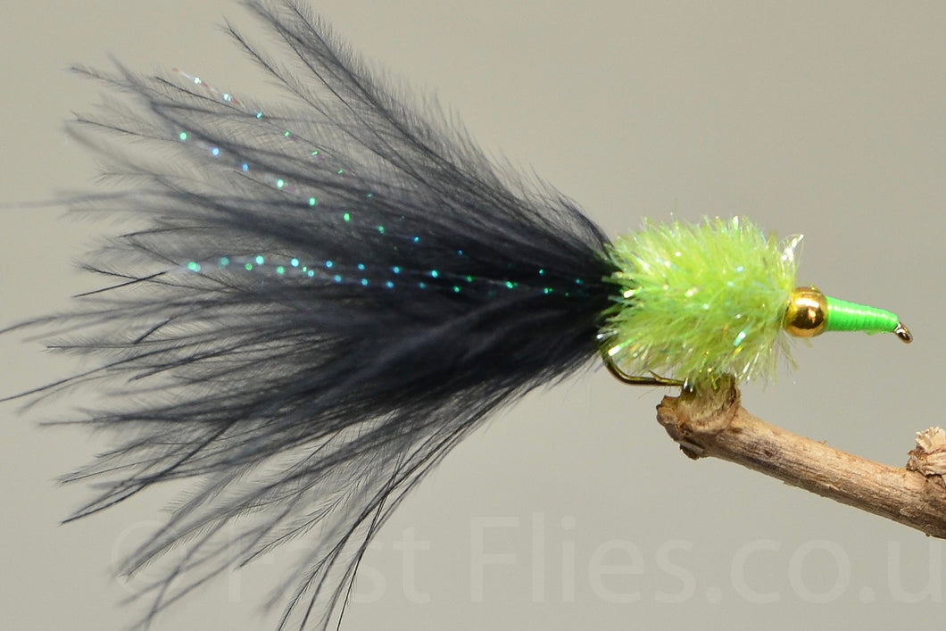 Black & green nomad with green nose x 3  (barbed)