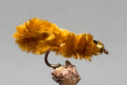 Gold Head Mop Head Natural x 3. (Barbed)