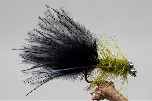 Olive & Black Humungous Mini x 3  (Barbed)