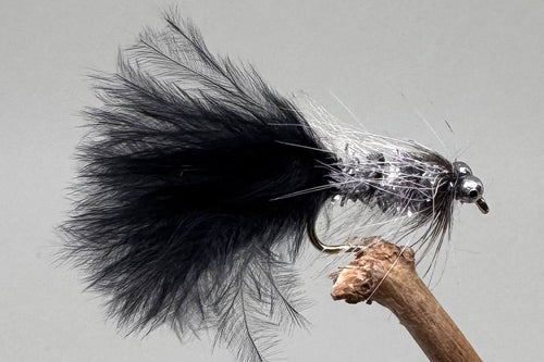 Silver & Black Humungous Mini x 3   (Barbed or Barbless)