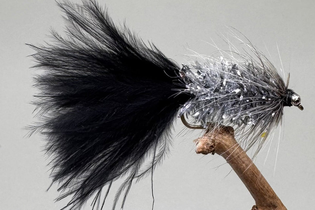 Silver & Black Humungous x 3   (Barbed or Barbless)