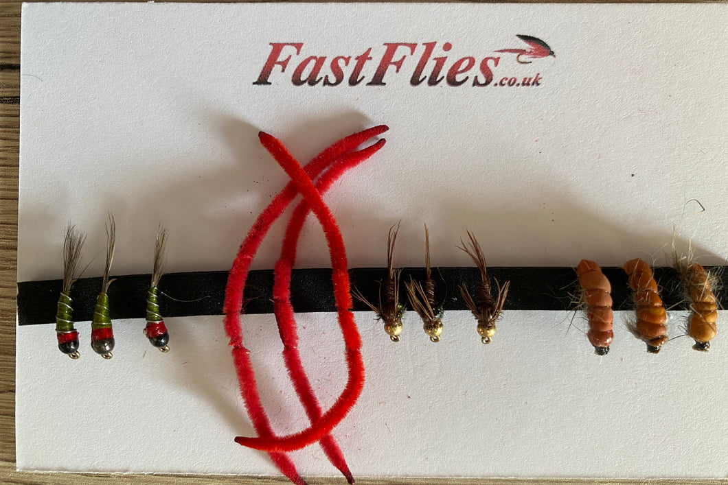 Mixed Nymph Set 03 (Barbed)