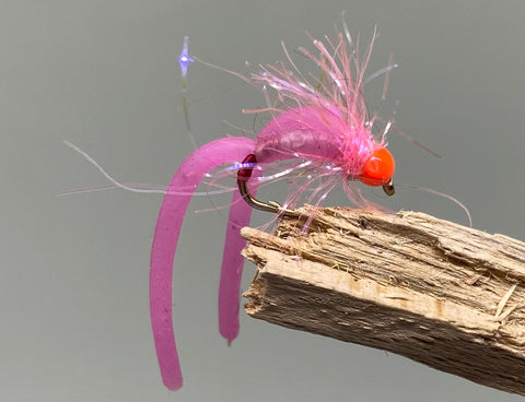 Purple squirmy worm x 3
