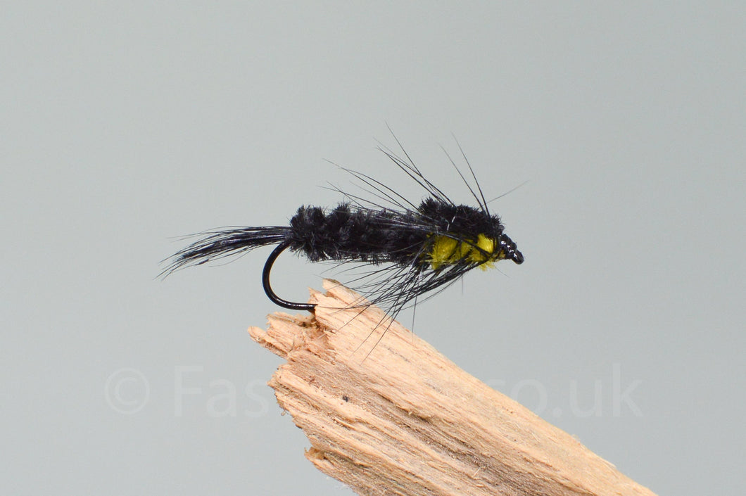 Black & Yellow Montana (Barbless) x 3