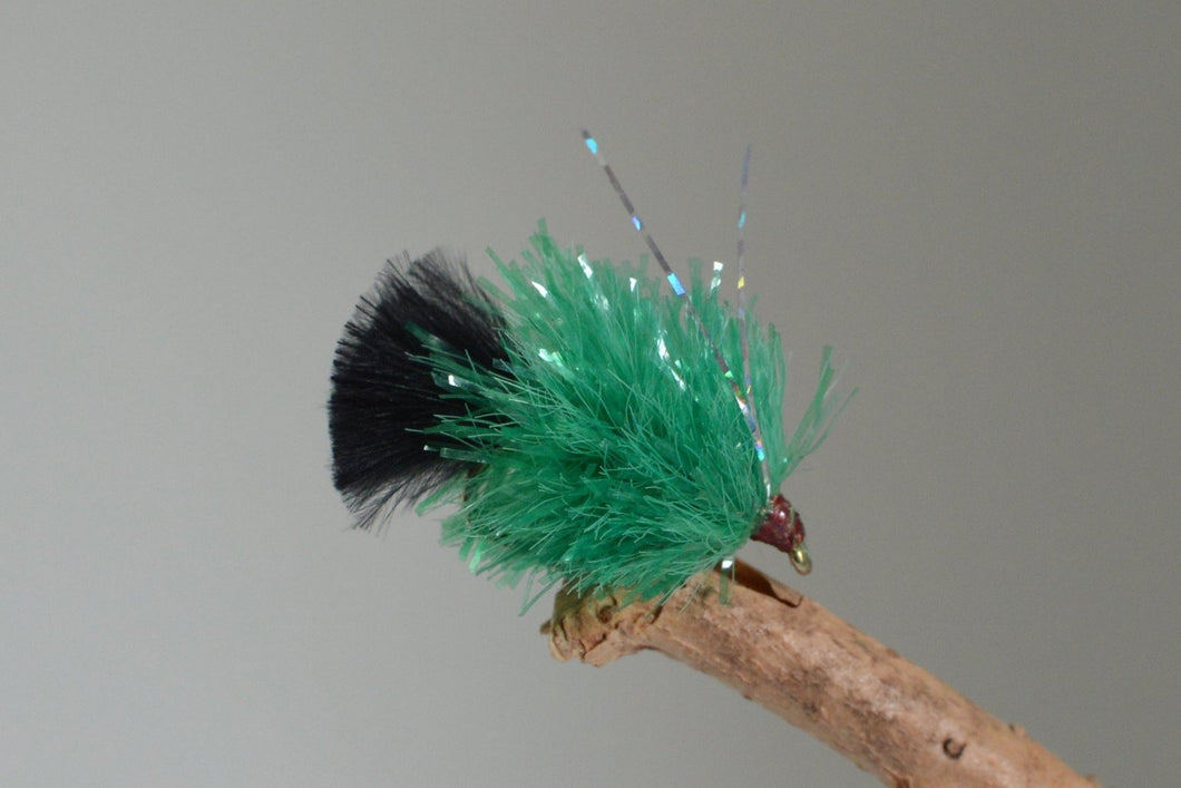 Green & Black Blobs x 3  (Barbed)