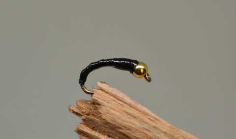 Gold Head Black Flexi Floss x 3 - Fast Flies top trout flies