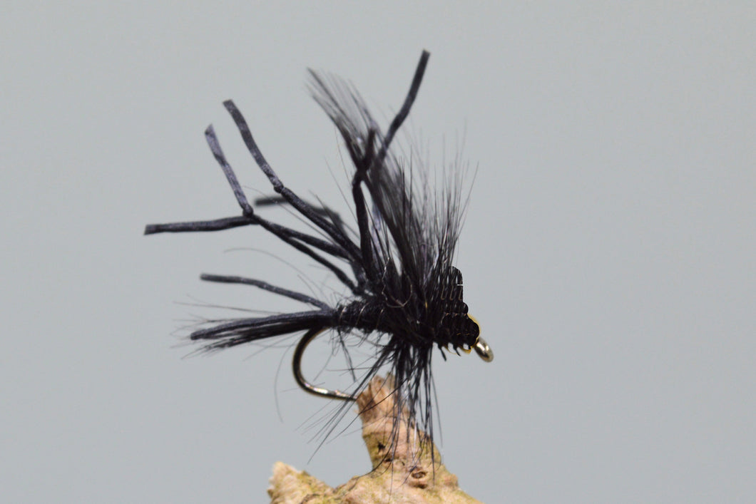 Black Flexi Floss Daddy Longlegs x 3 (Barbless)