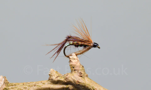 Claret Bristol Hoppers x 3 - Fast Flies top trout flies