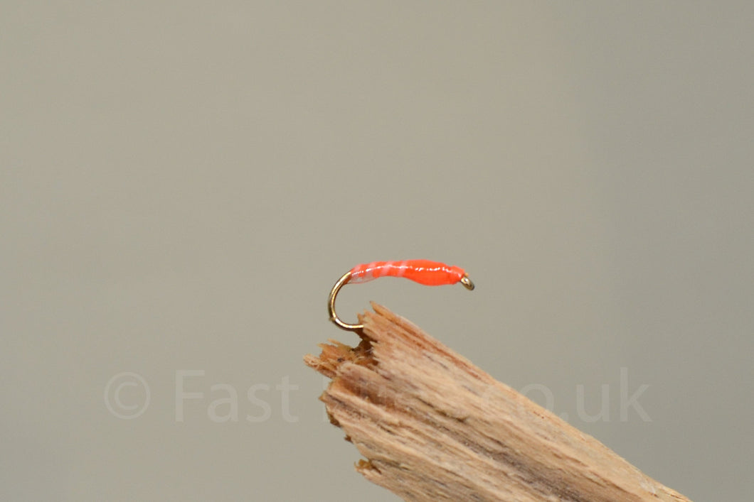 Hot Orange Skinny Buzzer x 3. (Barbed)